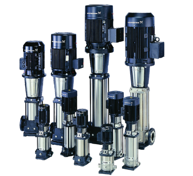 ปั๊มน้ำ GRUNDFOS รุ่น CR – (Vertical Multistage Centrifugal Pumps)
